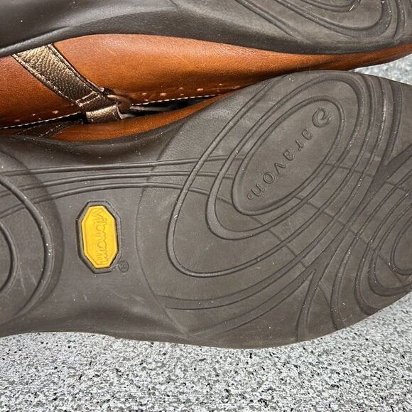 Aravon Vibram Leather Shoes Flats Sandals Outdoor Hiking Lucie Mary Jane 8 - Picture 7 of 7